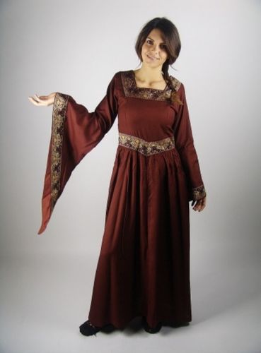 Robe "Anna Boleyn" (Burgundy)