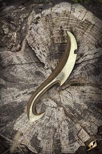 Couteau de Lancer Elfe Noir - 21cm
