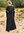 Robe Médiévale Eleanor avec Capuche (Noir)